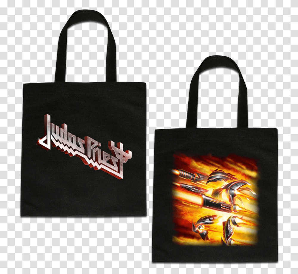 Firepower Logo Tote Judas Priest, Bag, Shopping Bag, Tote Bag, Handbag Transparent Png