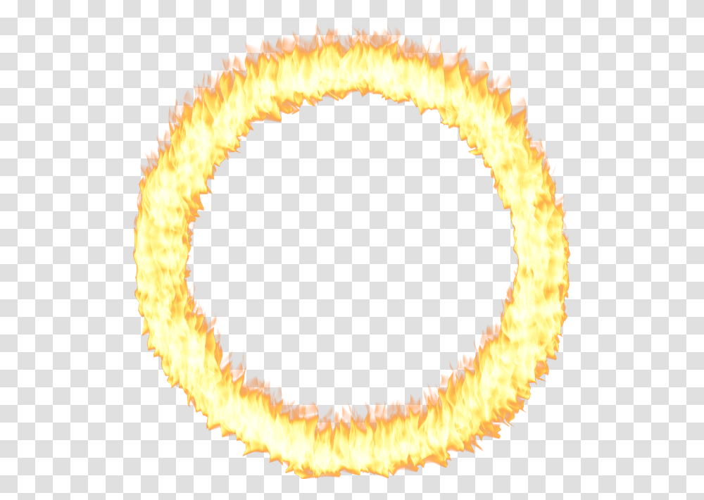 Firering Fire Circle 3d Flames Sticker Circle, Bonfire, Text Transparent Png