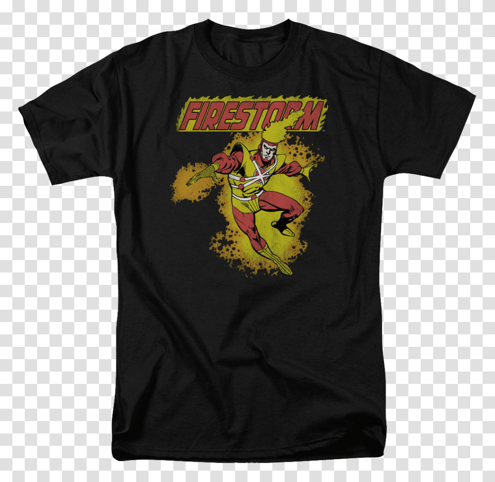 Firestorm Dc Comics T Shirt Firestorm Shirt, Apparel Transparent Png