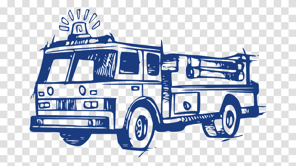 Firetruck Clipart Fire Truck Svg Free, Vehicle, Transportation, Bus, Wheel Transparent Png