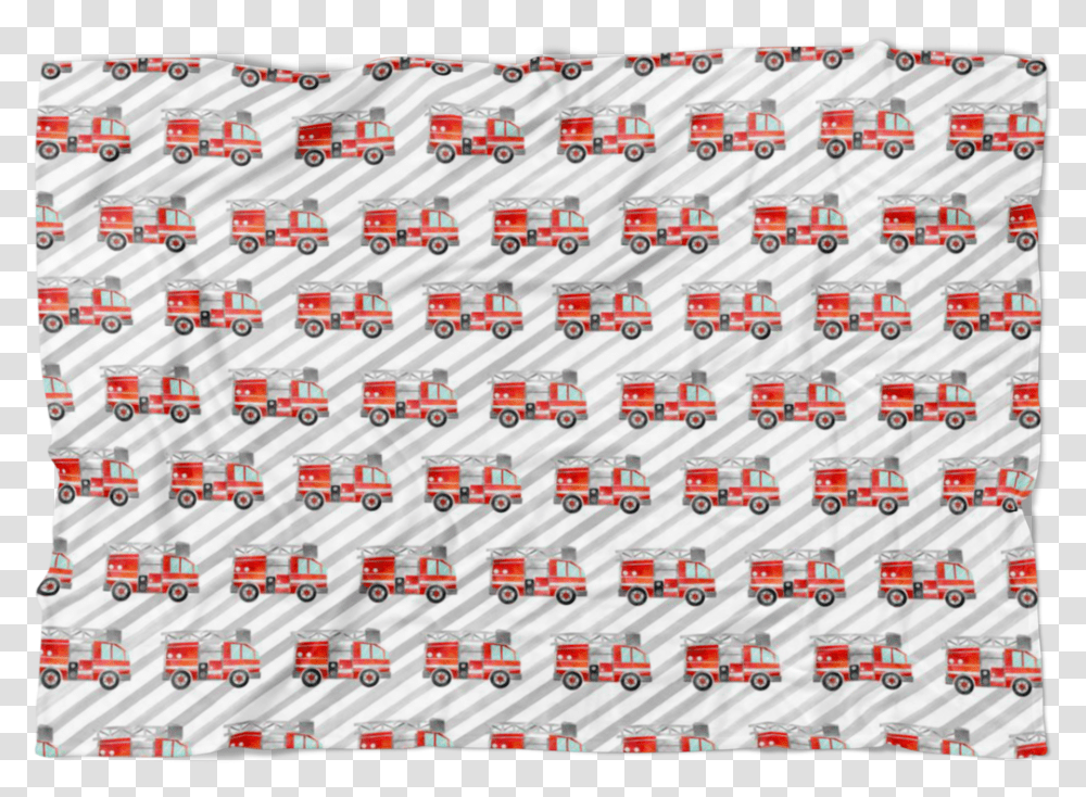 Firetruck Fleece Swaddle Wrapping Paper, Number, Alphabet Transparent Png