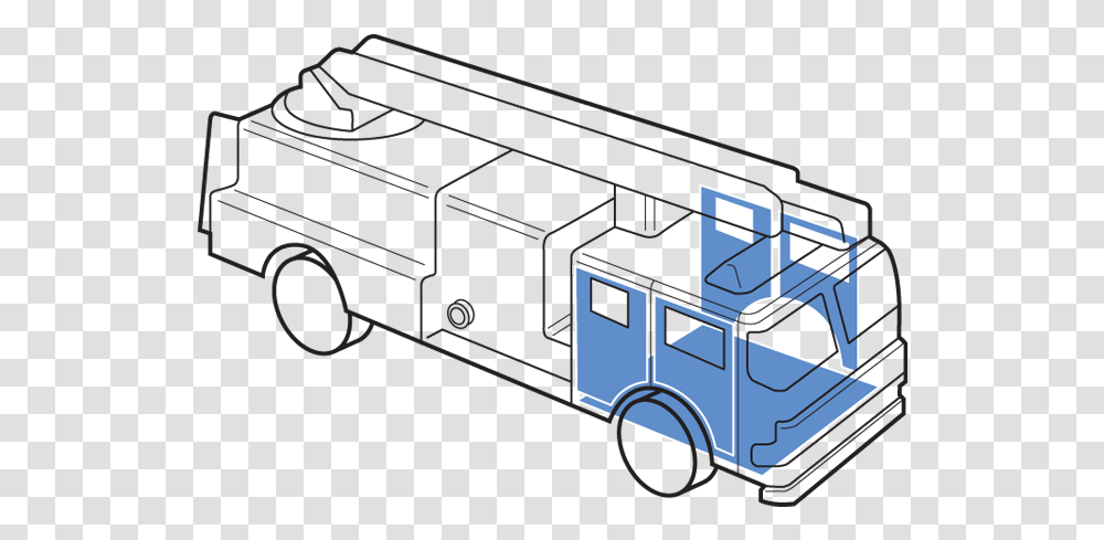 Firetruck, Shipping Container, Vehicle, Transportation, Freight Car Transparent Png