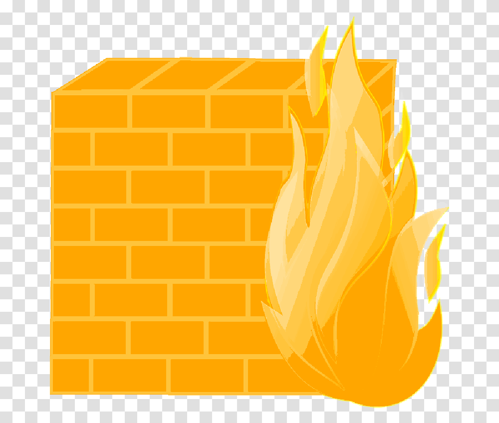 Firewall Internet Network Icon Symbol Fire Public Illustration, Food, Plant, Flame, Corn Transparent Png