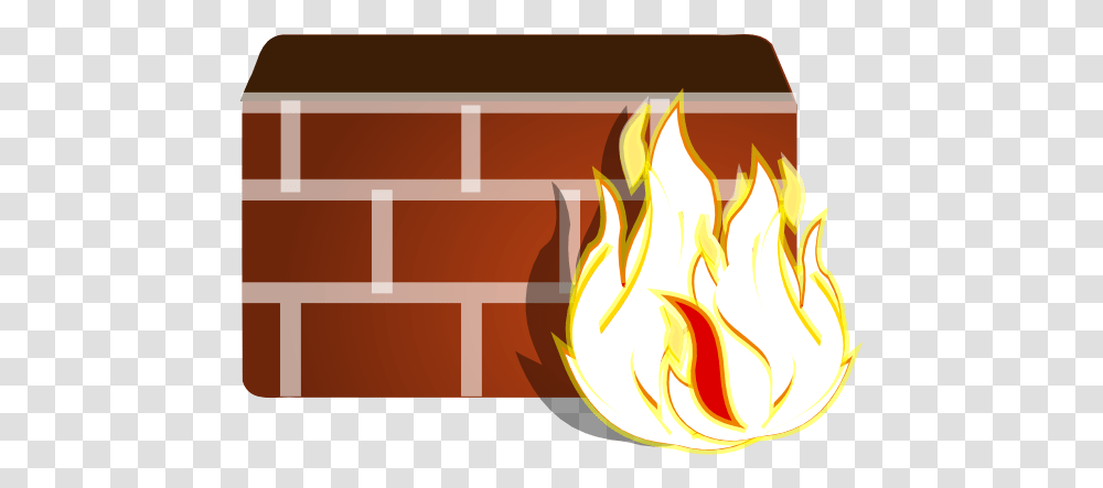 Firewall No Fill Clip Art At Clkercom Vector Clip Art Fire Wall No Background, Flame, Bonfire, Fireplace, Indoors Transparent Png