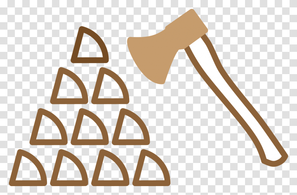 Firewood Stack And Ax Icon For Above And Beyond Tree, Axe, Tool, Dynamite, Bomb Transparent Png