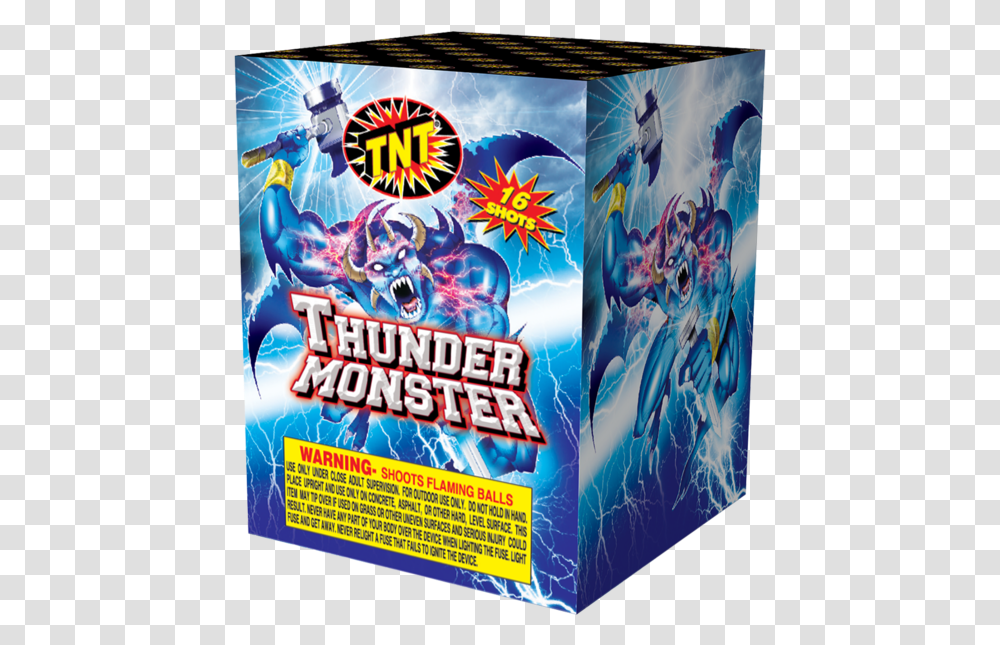 Firework Aerial Finale Thunder Monster Tnt Fireworks, Poster, Advertisement, Flyer, Paper Transparent Png