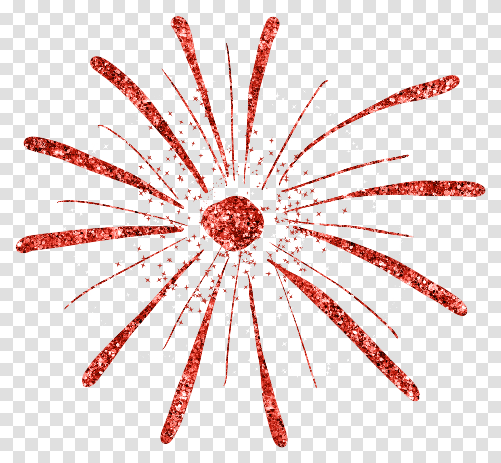 Firework Explosion Explosive Star Decoration Red Circle, Nature, Outdoors, Night, Fireworks Transparent Png