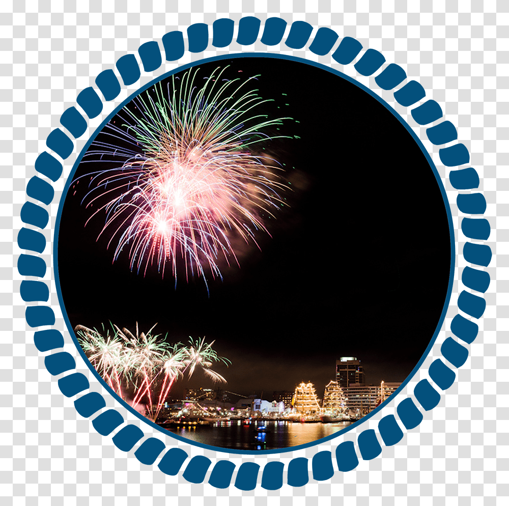 Fireworks Circle With Dots Clipart, Nature, Outdoors, Night Transparent Png