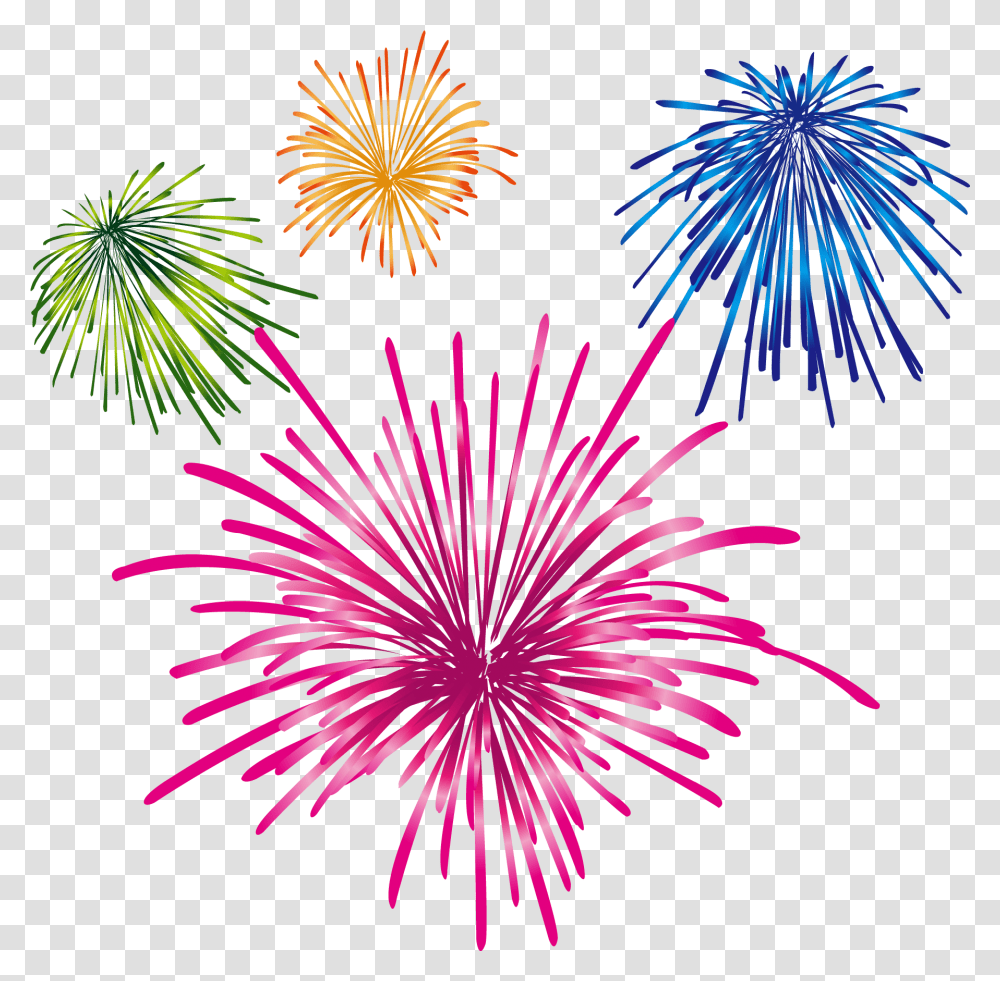 Fireworks Clipart Background Free Download Free Background Fireworks Cartoon, Nature, Outdoors, Night, Crowd Transparent Png