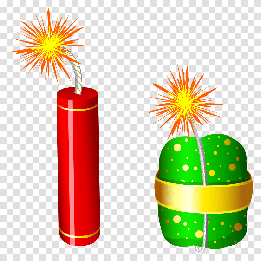 Fireworks Clipart Clipart Diwali Crackers, Weapon, Weaponry, Bomb, Dynamite Transparent Png