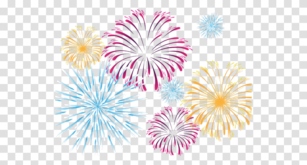 Fireworks Clipart Fireworks, Nature, Outdoors, Night, Rug Transparent Png