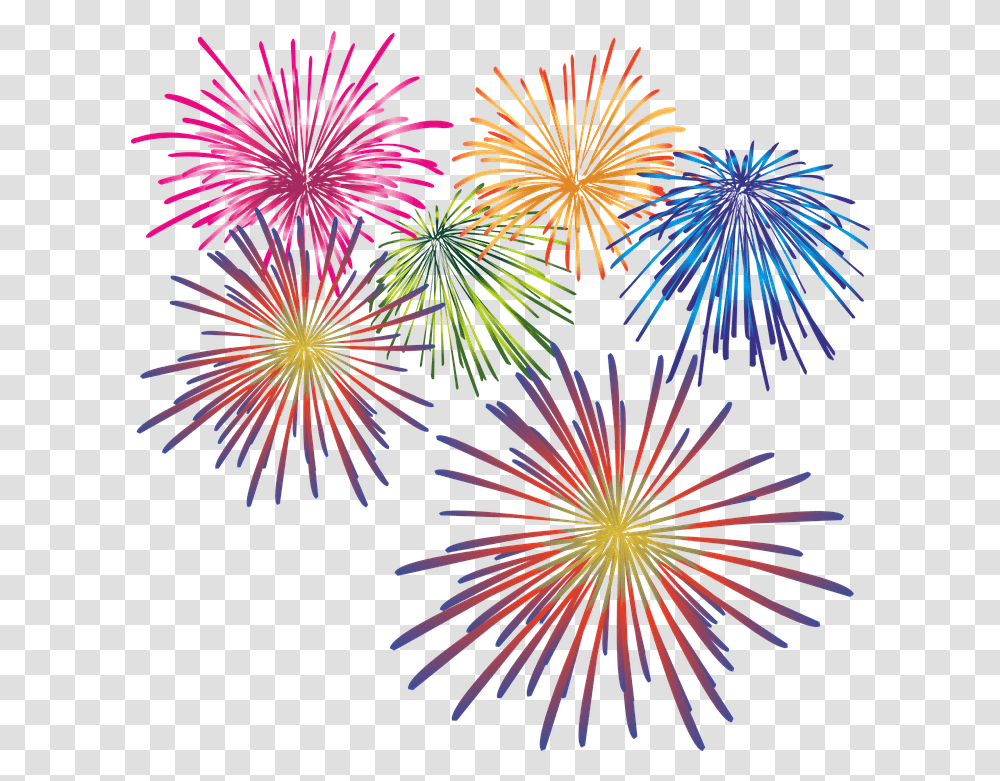 Fireworks Clipart Free Clip Art Stock Illustrations, Nature, Outdoors, Night, Light Transparent Png