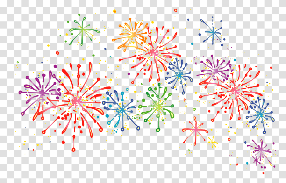 Fireworks Clipart Image Clip Art Background Fireworks, Confetti, Paper, Nature, Outdoors Transparent Png