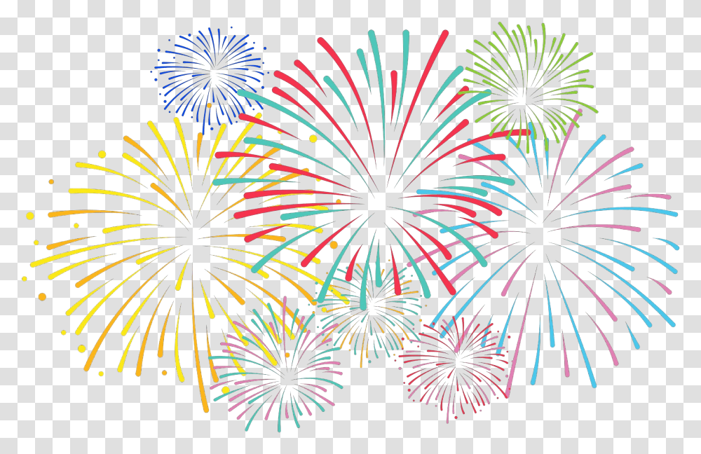 Fireworks Clipart New, Nature, Outdoors, Night Transparent Png