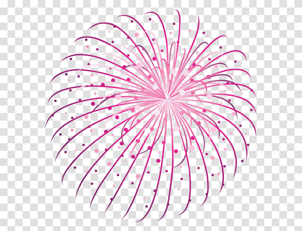 Fireworks Download Image Clipart New Year Fireworks, Plant, Light, Pollen, Purple Transparent Png