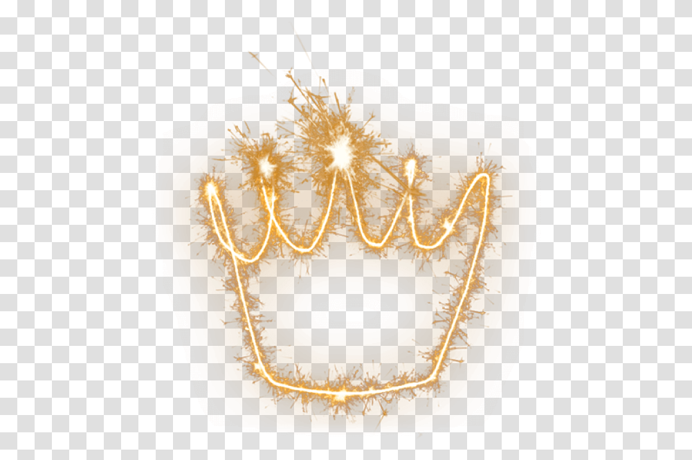 Fireworks Firecrackers Gold Yellow Neon Crown Embroidery, Light, Orange, Citrus Fruit, Plant Transparent Png