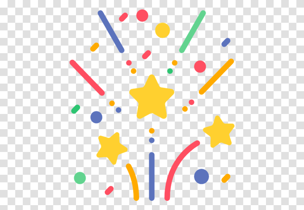 Fireworks Free Vector Icons Designed Dot, Confetti, Paper Transparent Png