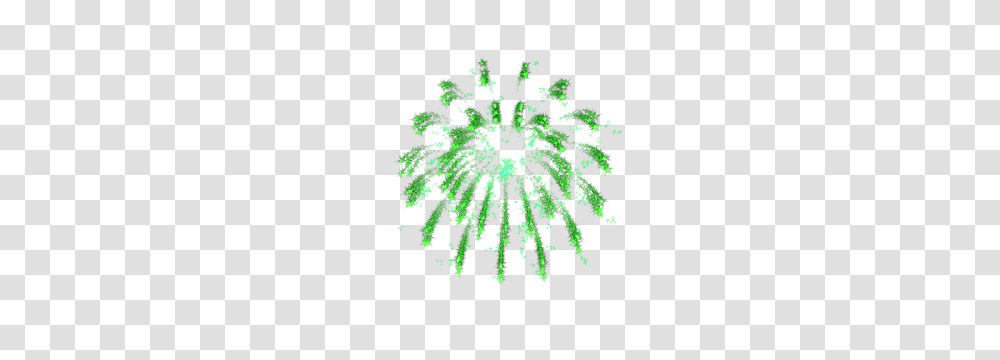 Fireworks, Holiday, Pattern, Ornament, Green Transparent Png