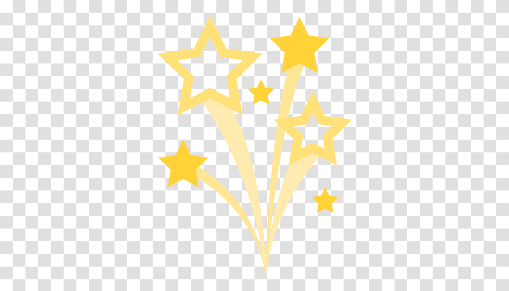 Fireworks Icon Review Icon Orange, Star Symbol, Wand, Poster, Advertisement Transparent Png