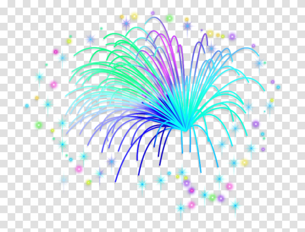 Fireworks Image Colorful Fireworks Hd, Graphics, Art, Nature, Outdoors Transparent Png