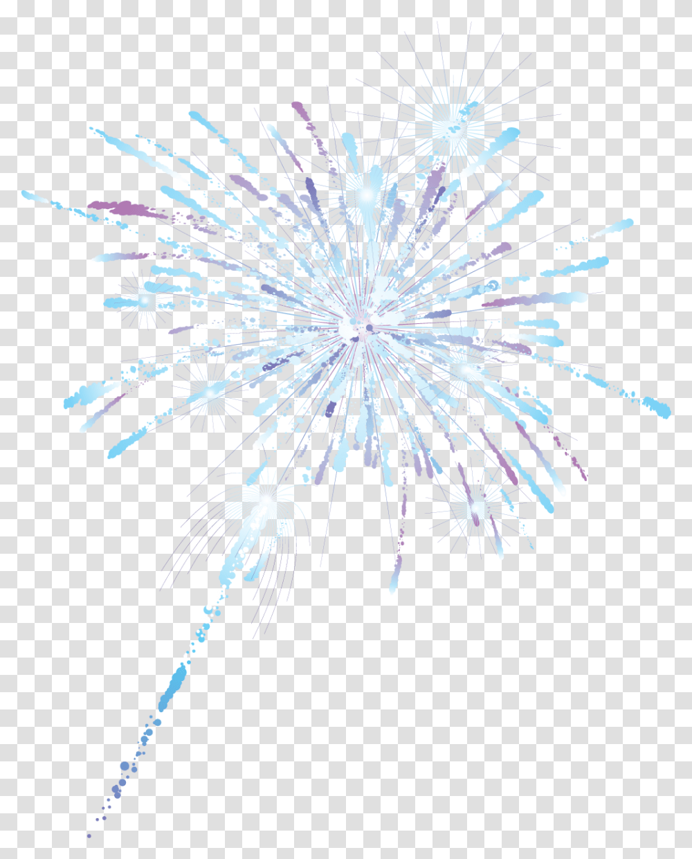 Fireworks, Nature, Outdoors, Ice, Snowflake Transparent Png