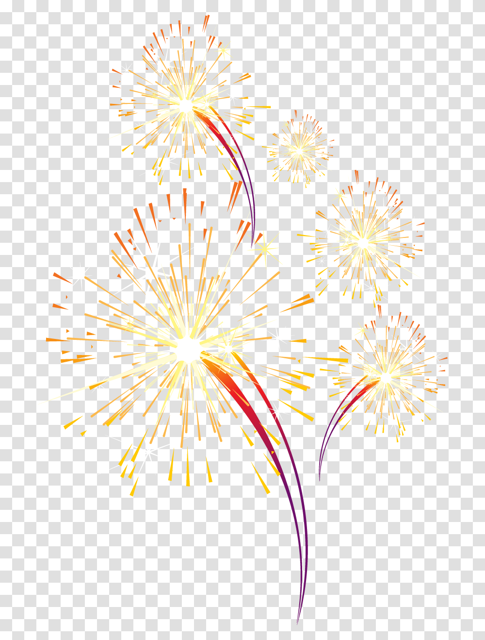 Fireworks, Nature, Outdoors, Night Transparent Png