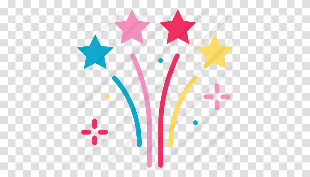 Fireworks, Star Symbol, Confetti, Paper, Poster Transparent Png