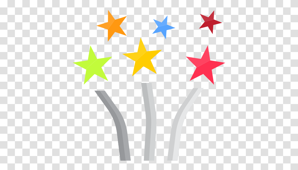 Fireworks, Star Symbol, Wand Transparent Png