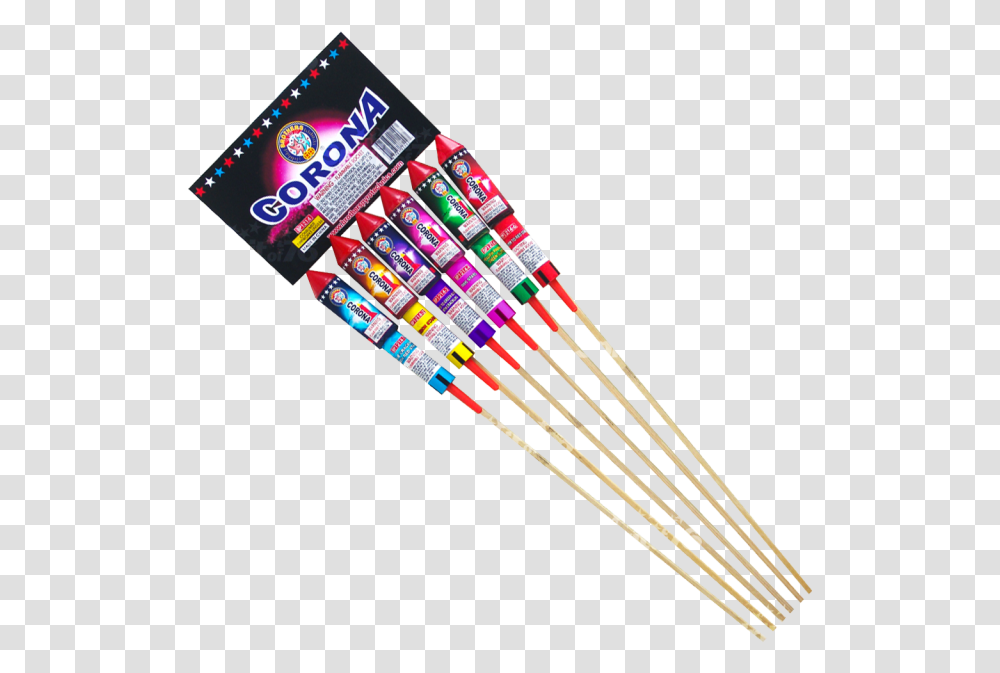Fireworks Stick With Rockets, Arrow Transparent Png