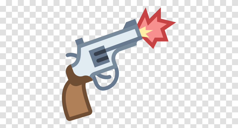 Firing Gun Icon Free Download And Vector Firing Gun, Axe, Tool, Weapon, Weaponry Transparent Png