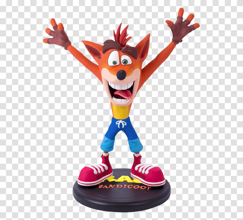 First 4 Figures Crash Bandicoot, Toy, Shoe, Footwear Transparent Png