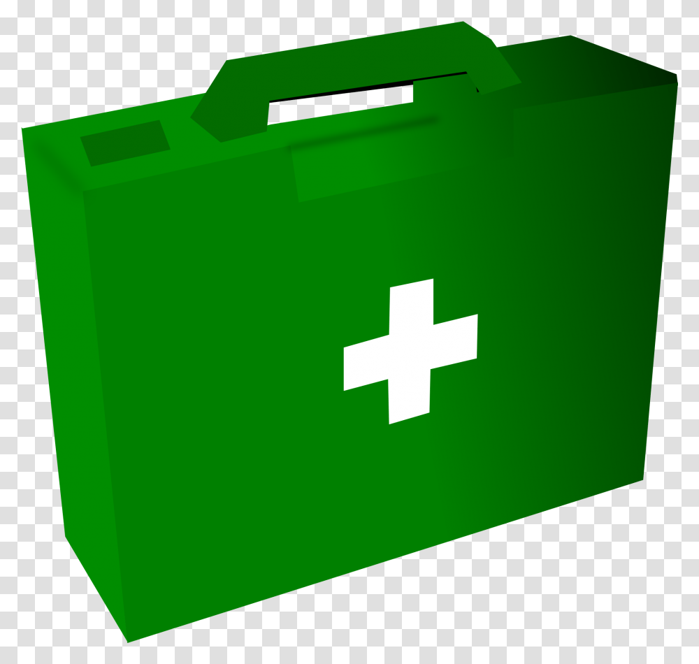 First Aid Clipart Free First Aid Kit Green, Bandage Transparent Png