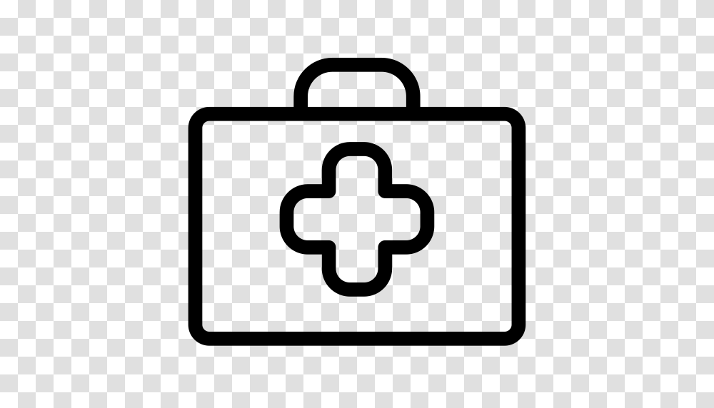 First Aid Kit Aid Kit Emergency Bag Icon With And Vector, Gray, World Of Warcraft Transparent Png