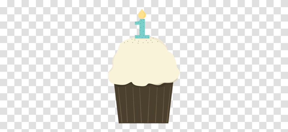 First Birthday Clipart, Cupcake, Cream, Dessert, Food Transparent Png