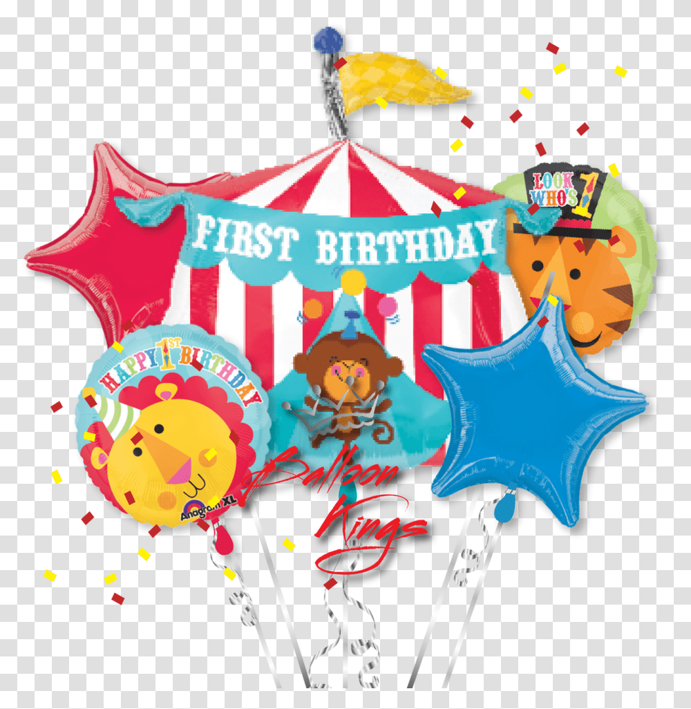 First Birthday Happy Birthday Circus, Leisure Activities, Crowd, Carnival, Paper Transparent Png