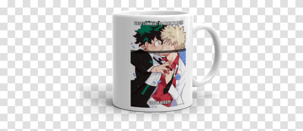 First Comment To Make Me Blush Gets A Kiss Mha Kiss Bakudeku Cosplay, Coffee Cup, Person, Human Transparent Png