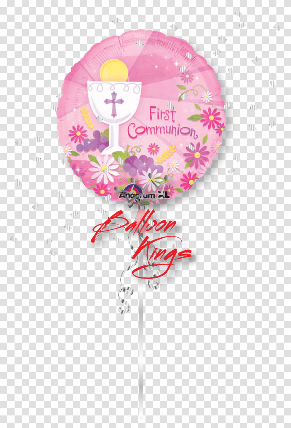 First Communion Chalice Girl 1st Communion Chalice For Girls, Balloon, Sweets, Food, Confectionery Transparent Png