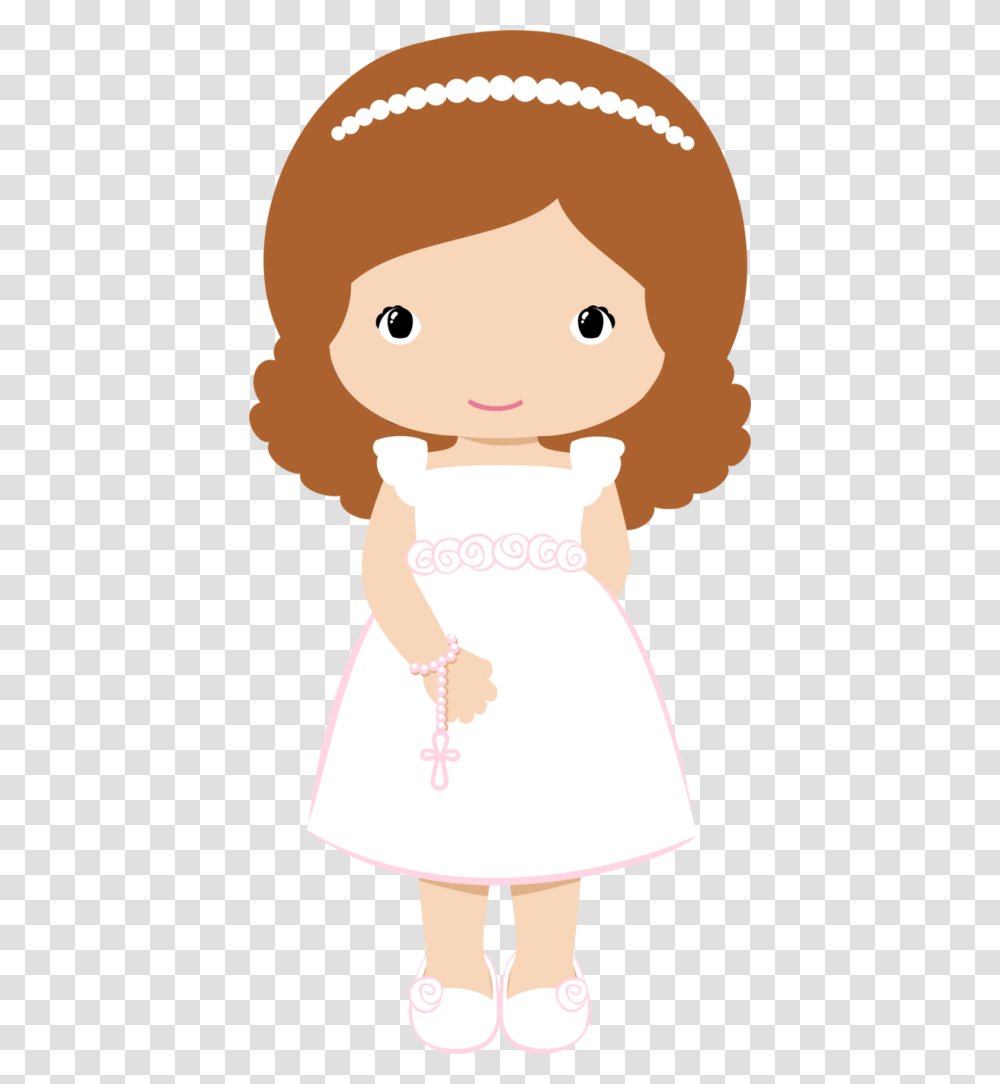 First Communion Girls Clip Art, Doll, Toy, Hair Transparent Png