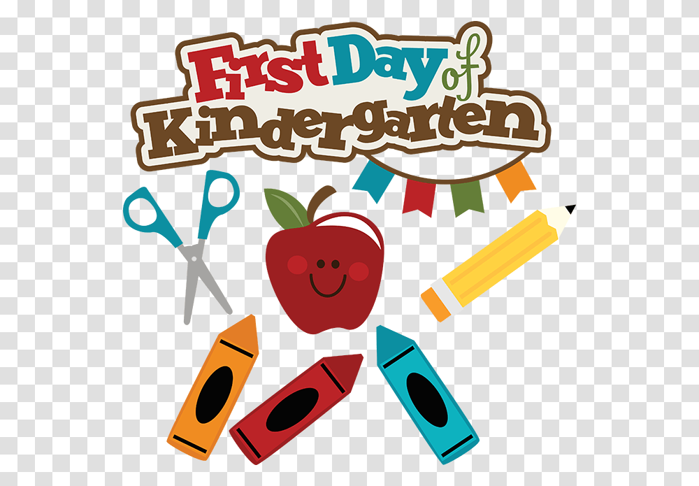 First Day Of Kindergarten School Crayon, Poster, Advertisement, Flyer, Paper Transparent Png