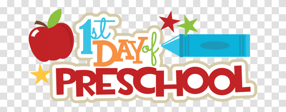 First Day Of Preschool Clipart, Label, Star Symbol Transparent Png