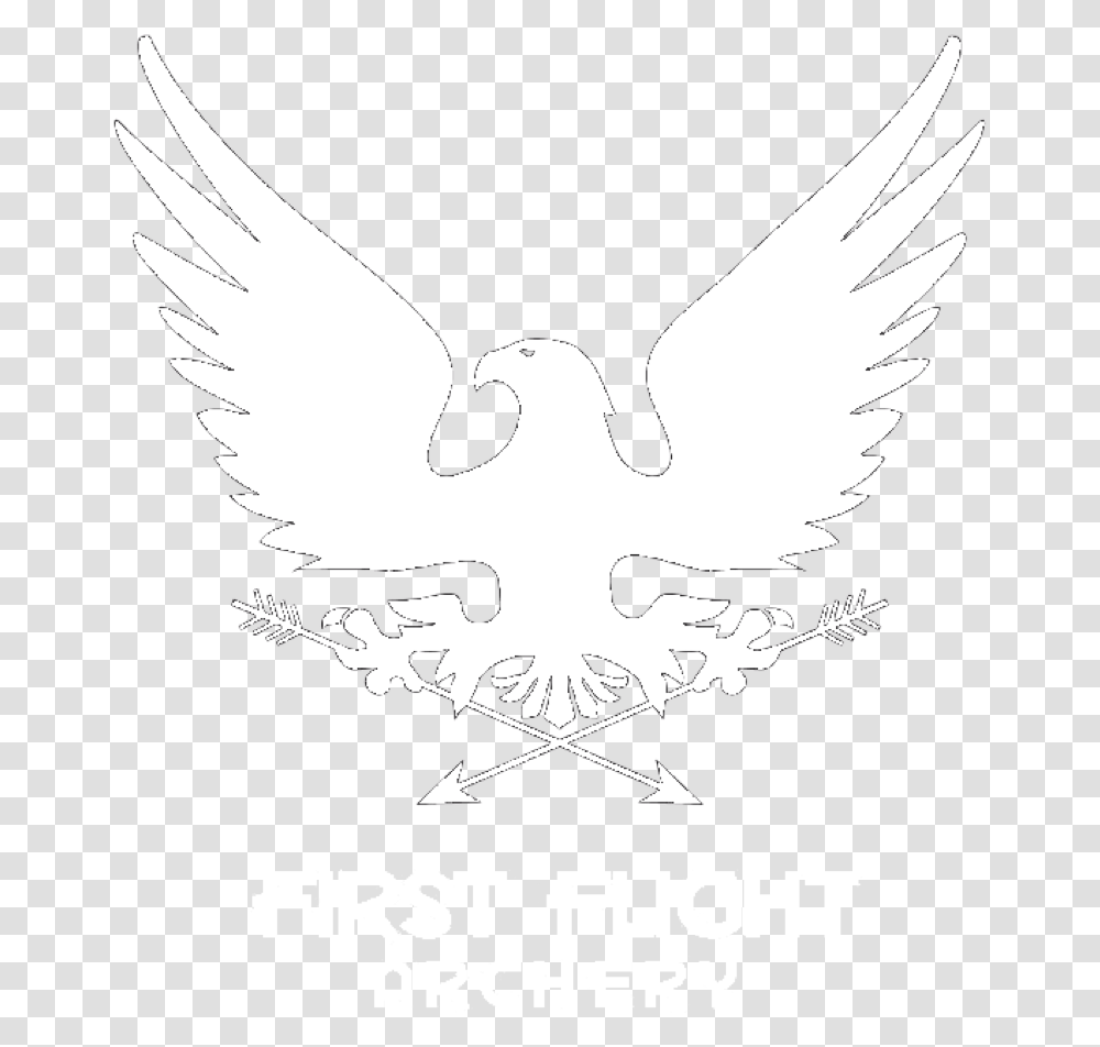 First Flight Archery First Flight Archery Logo, Bird, Animal, Symbol, Emblem Transparent Png