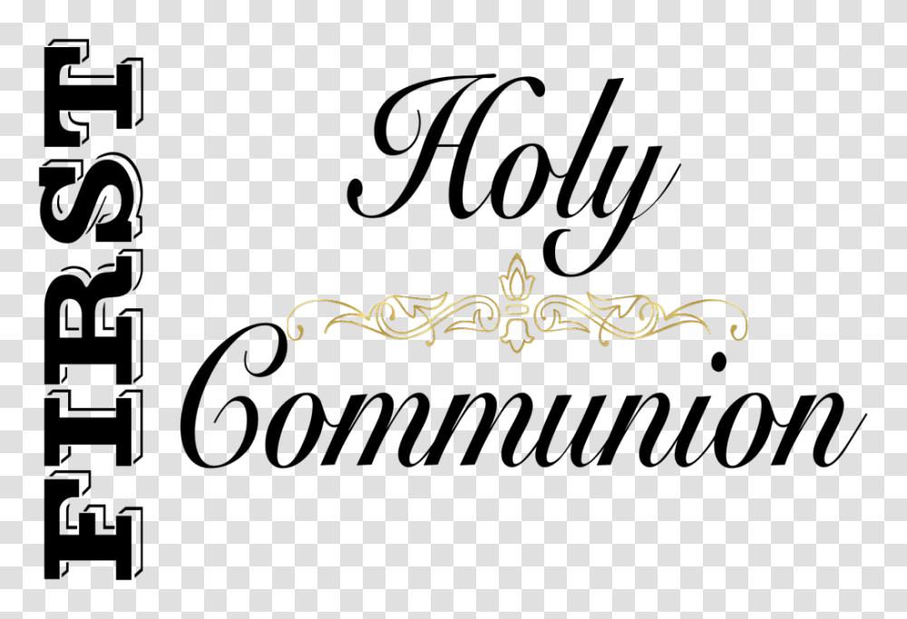 First Holy Communion Girl Clip Art, Label, Alphabet, Calligraphy Transparent Png