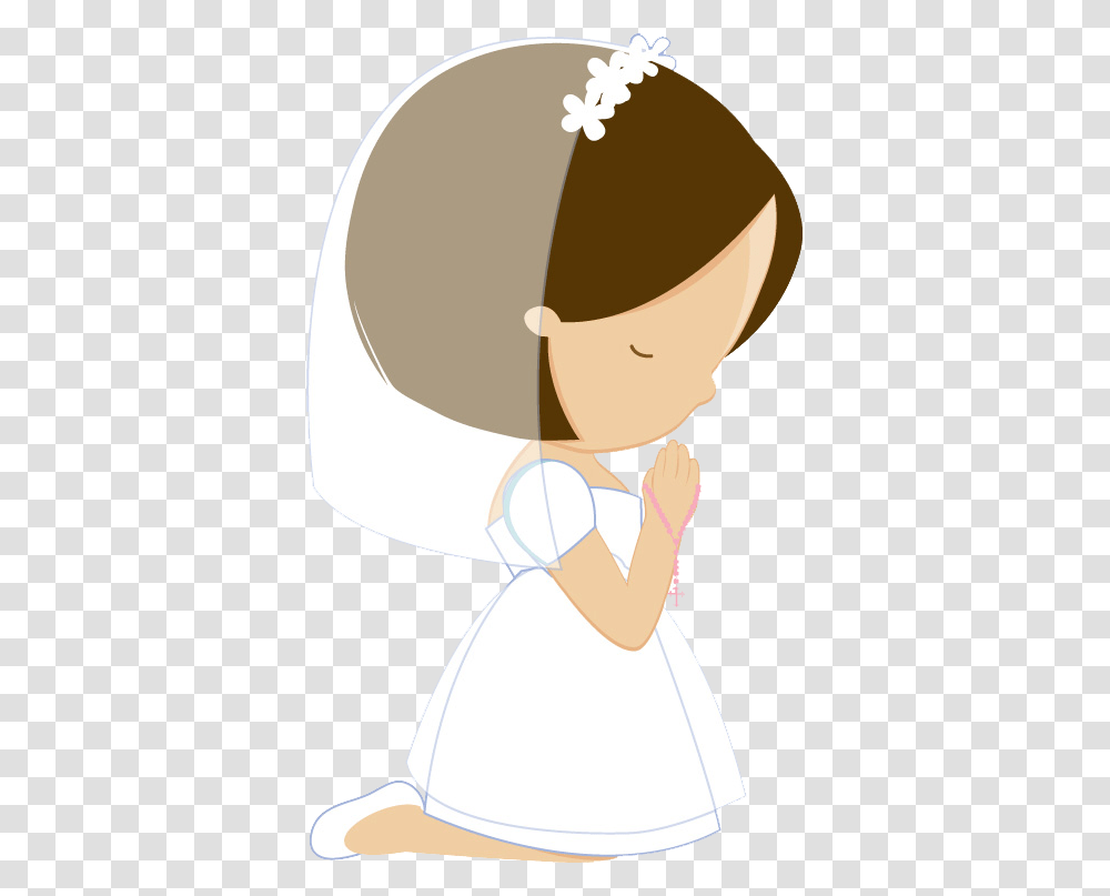 First Holy Communion Girl Clipart, Apparel, Lamp, Worship Transparent Png