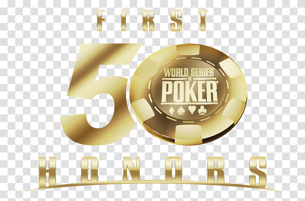 First Honors Wsop, Gold, Number Transparent Png