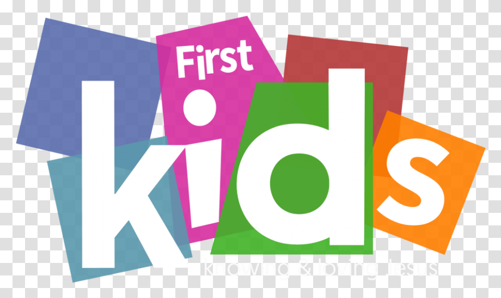 First Kids Logo All White Letters Kids Logo, Advertisement, Poster, Flyer, Paper Transparent Png
