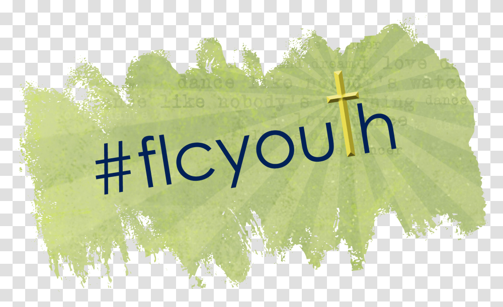 First Lutheran Youth Group Cross, Poster, Green, Plant Transparent Png