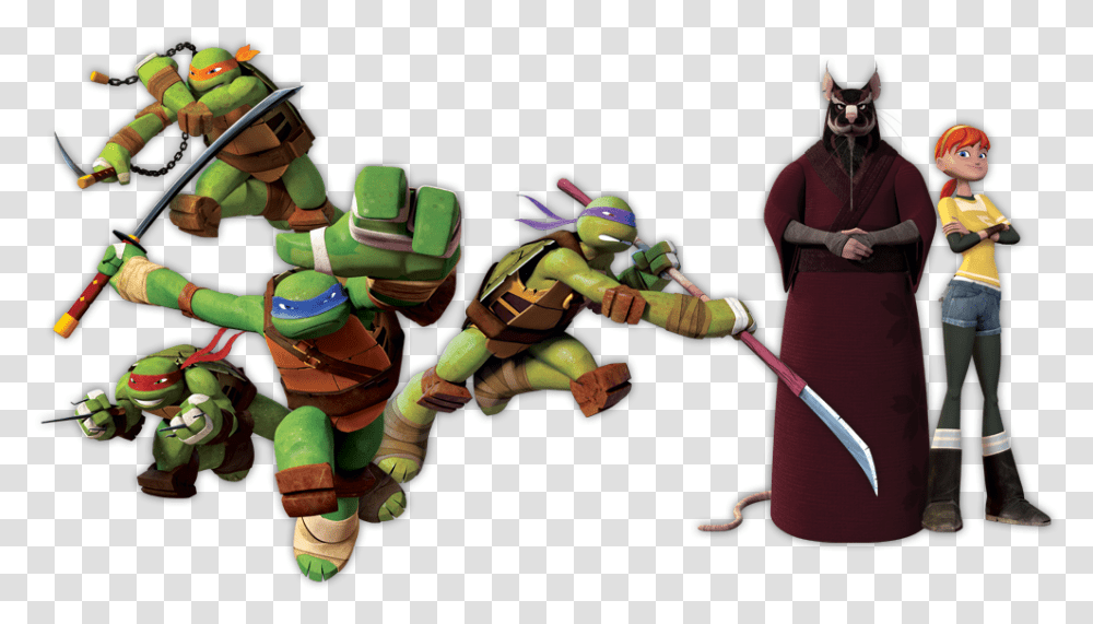 First Official Full Length Teenage Mutant Ninja Turtles Nickelodeon Characters, Person, Human, People, Toy Transparent Png