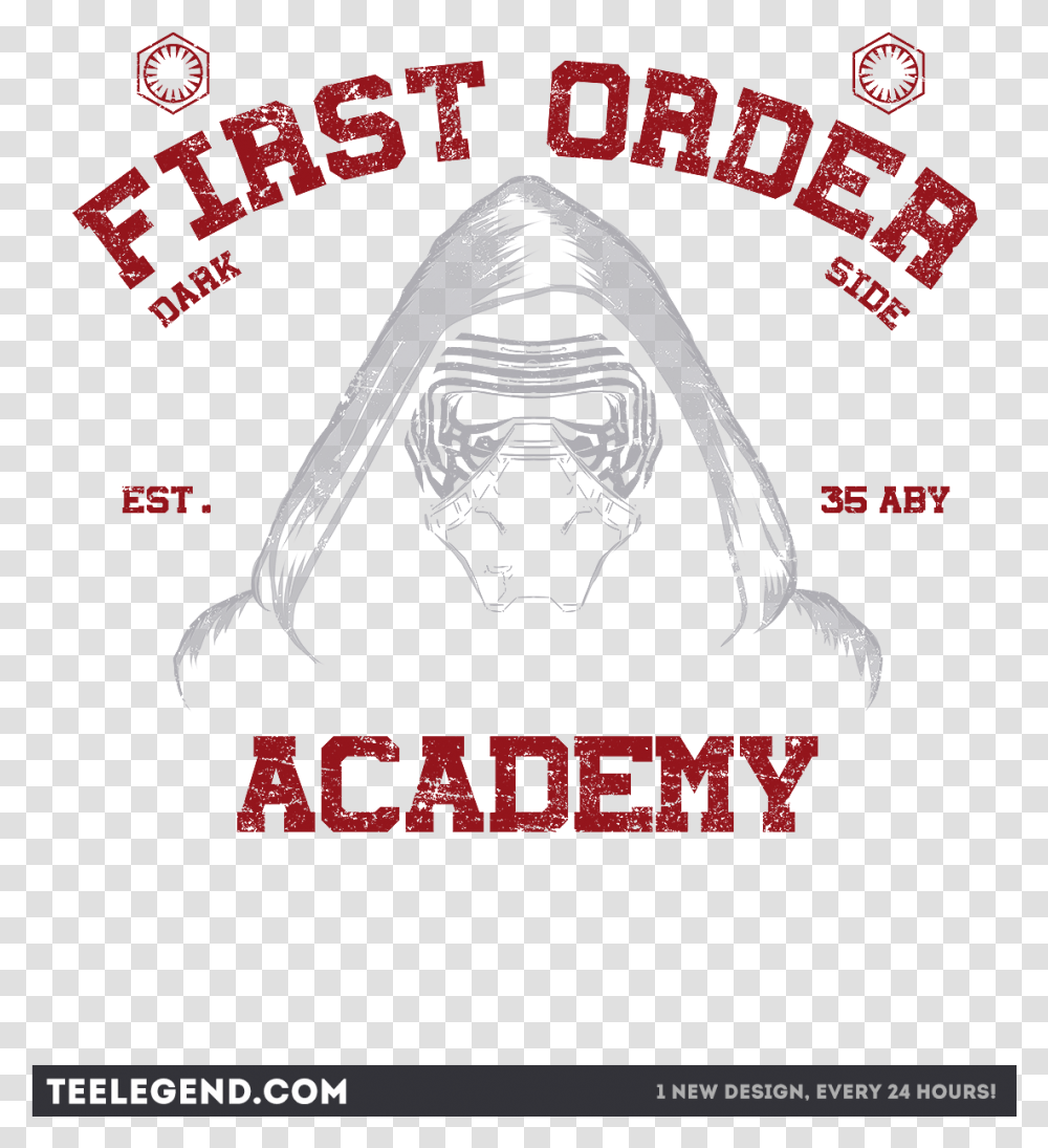 First Order Academy Poster, Logo, Trademark, Person Transparent Png