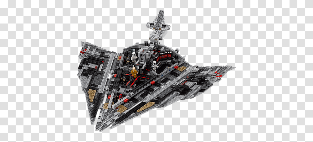 First Order Star Destroyer Lego Star Wars, Toy, Spaceship, Aircraft, Vehicle Transparent Png
