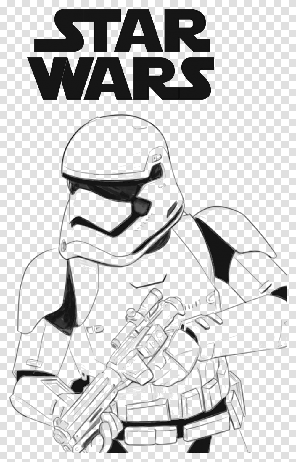 First Order Stormtrooper Coloring, Helmet, Apparel, Stencil Transparent Png